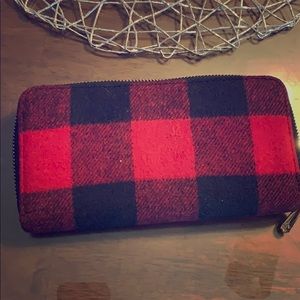 Charming Charlie plaid wallet